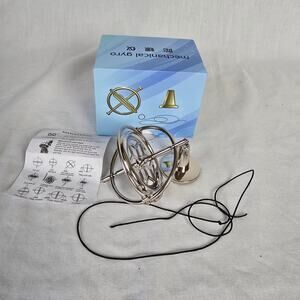 Metal Gyroscope Anti Gravity Rotating Balance Mechanical Gyroscope Teaching Tool
